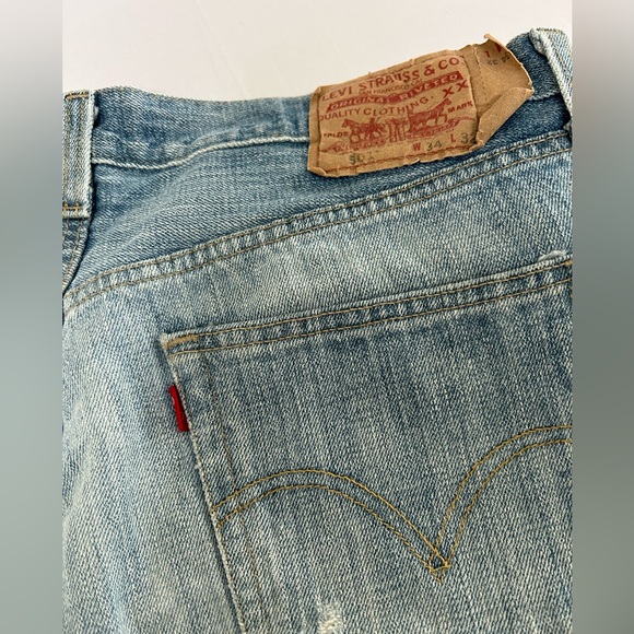 LEVI’S 501 Straight Cut Jeans / Men’s - Picture 3 of 14